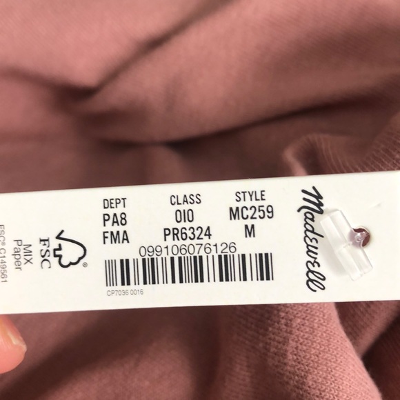 Madewell Button-Sleeve Turtleneck (M and L) - Picture 7 of 8